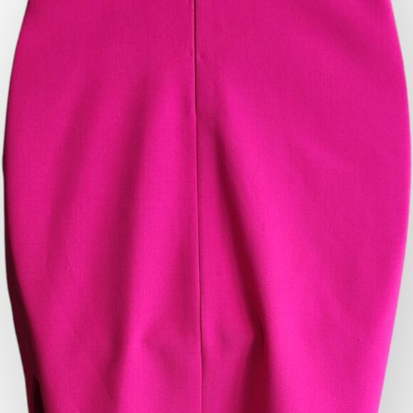 Likely Zeldana Cut-out Dress Midi-Length Barbiecore Style Fuchsia Pink Size 00 - Picture 14 of 16